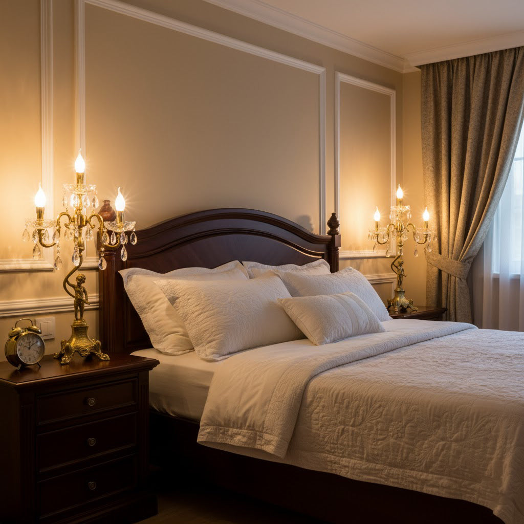 Pairpoint Candlestick Table Lamp