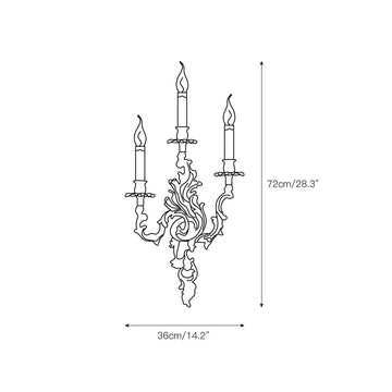 Palace Wall Light – detail 4 — Dimension drawings 2