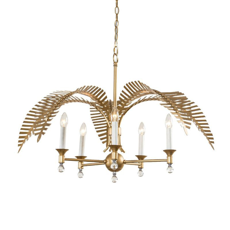 Palm Frond Chandelier