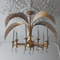 Load image into Gallery viewer, Palm Frond Chandelier
