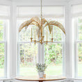 Load image into Gallery viewer, Palm Frond Chandelier
