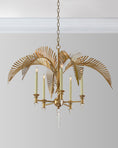 Load image into Gallery viewer, Palm Frond Chandelier
