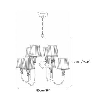Palmer Chandelier – detail 3 — Dimension drawings 1