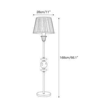 Palmer Floor Lamp – detail 3 — Dimension drawings 1