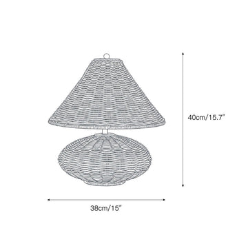 Palmetto Table Lamp – detail 3 — Dimension drawings 1