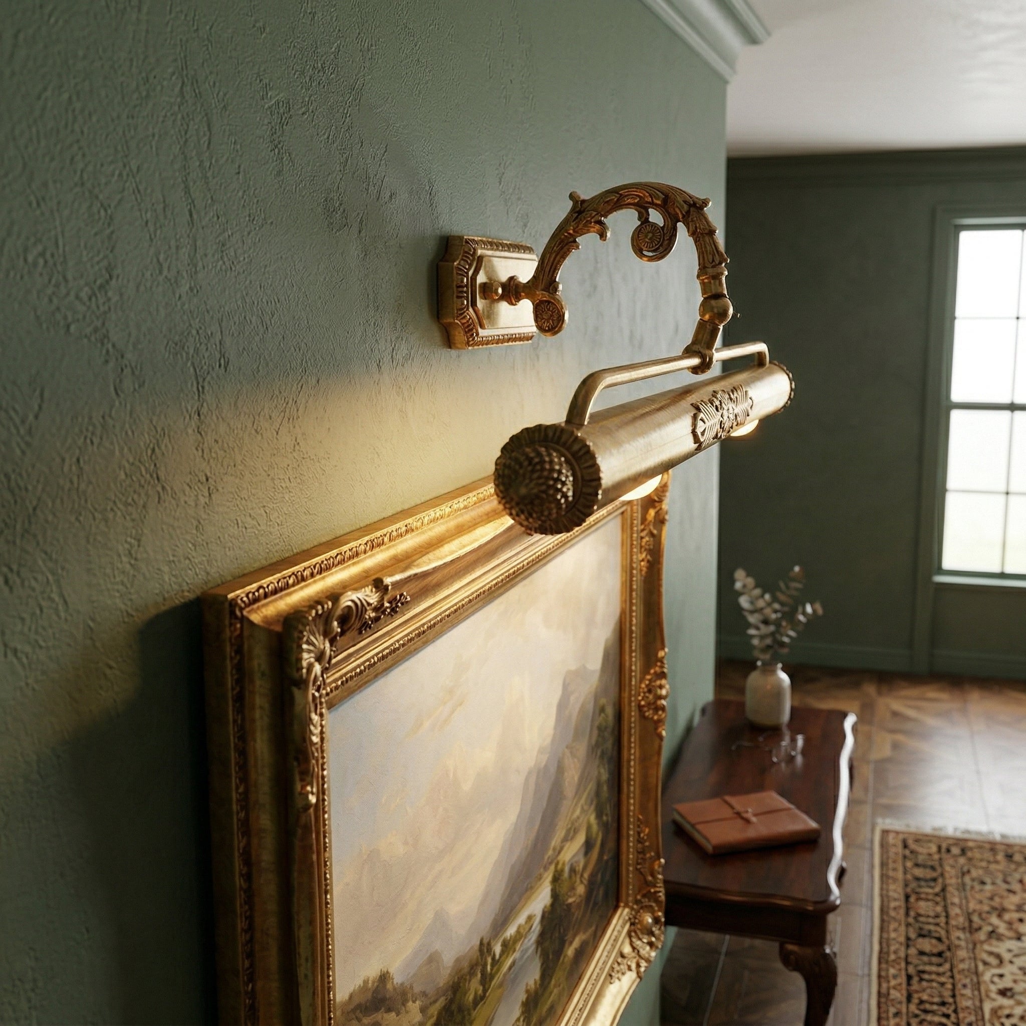 Pania Brass Wall Lamp