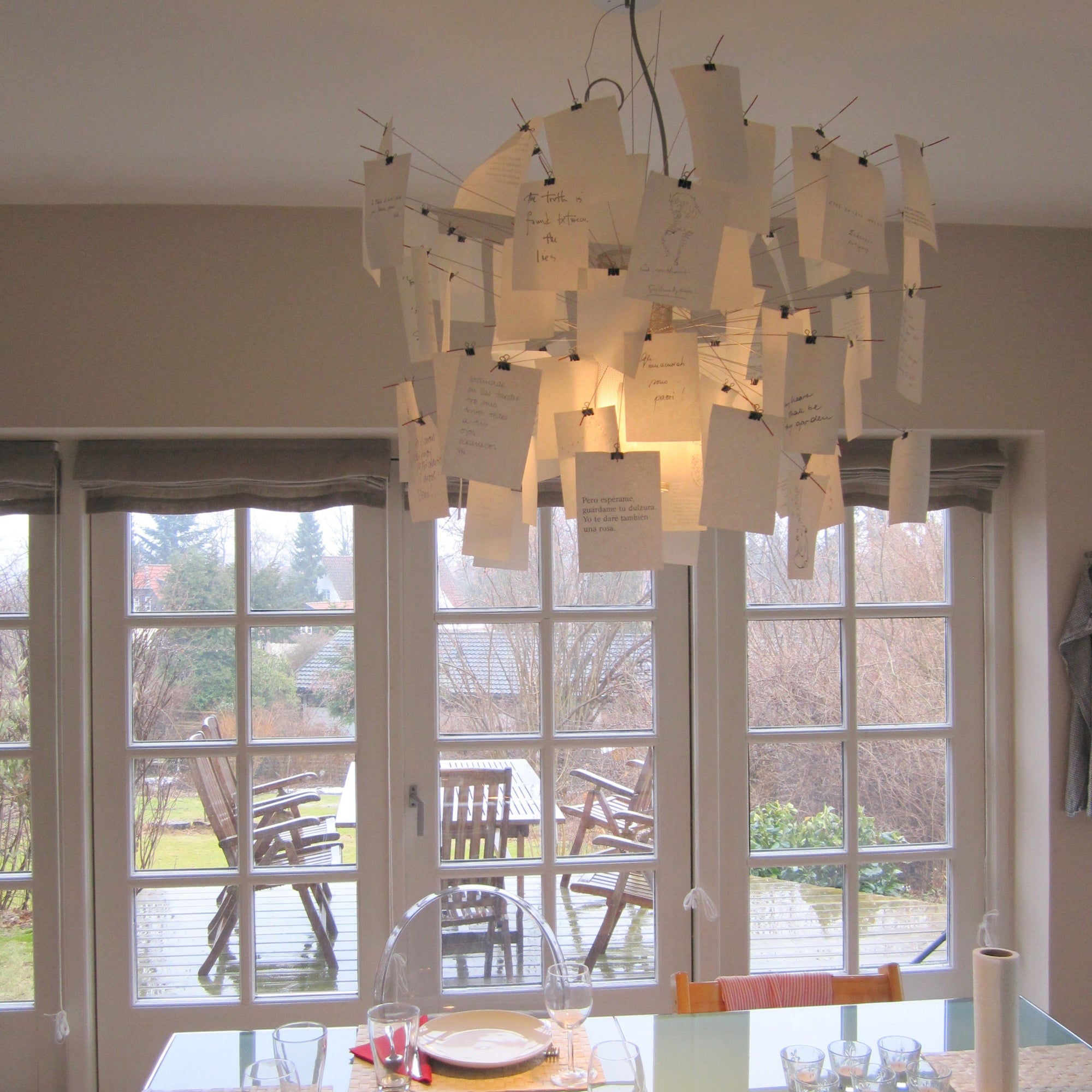 Paper Chandelier