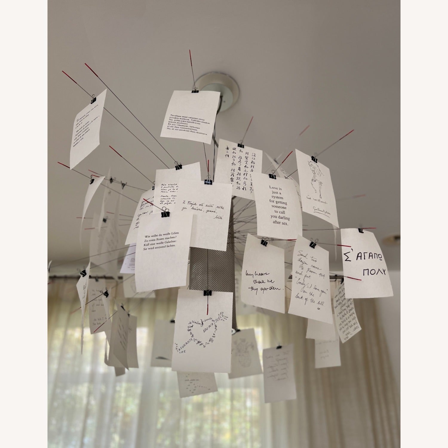 Paper Chandelier