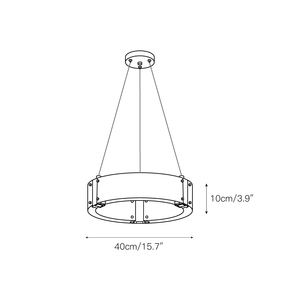 Parallel Ring Chandelier