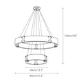 Load image into Gallery viewer, Parallel Ring Chandelier
