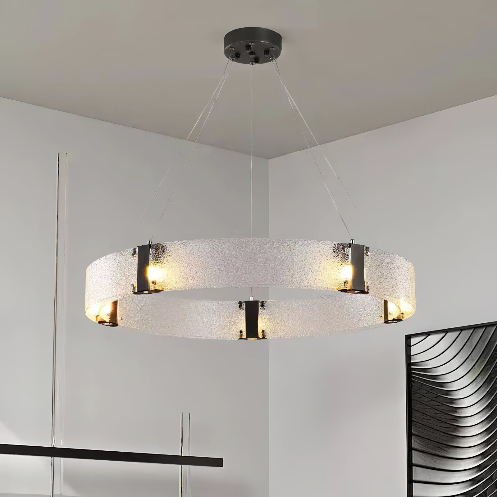 Parallel Ring Chandelier