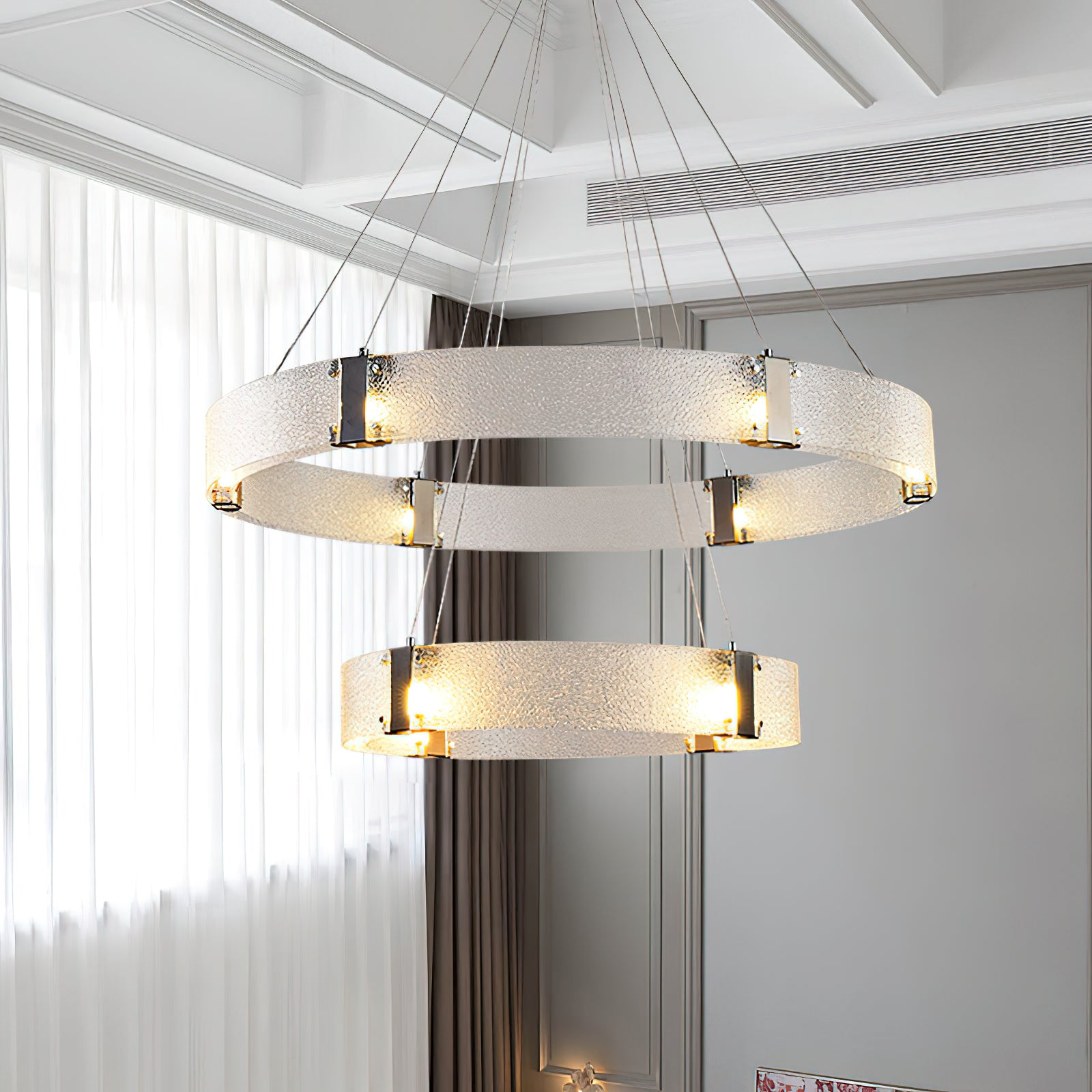 Parallel Ring Chandelier