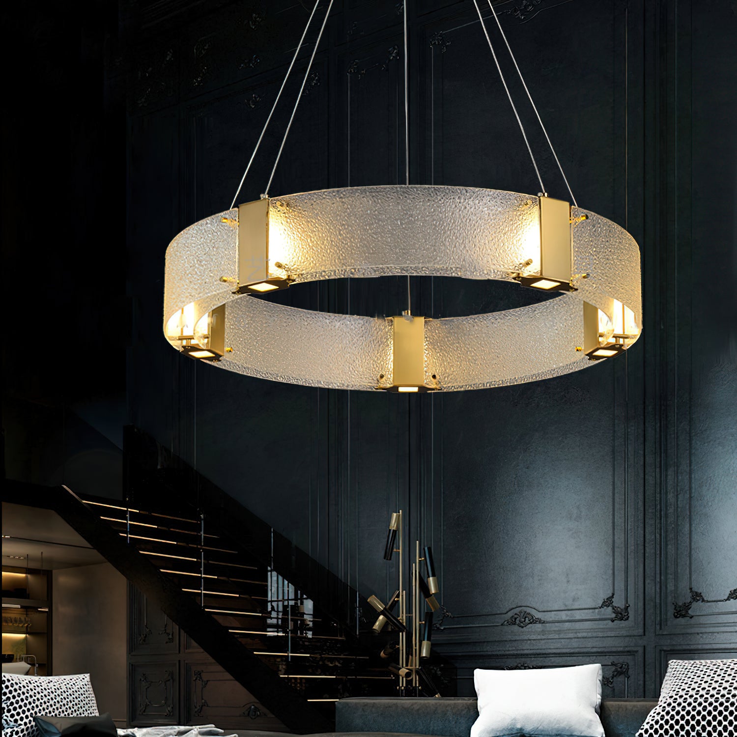 Parallel Ring Chandelier