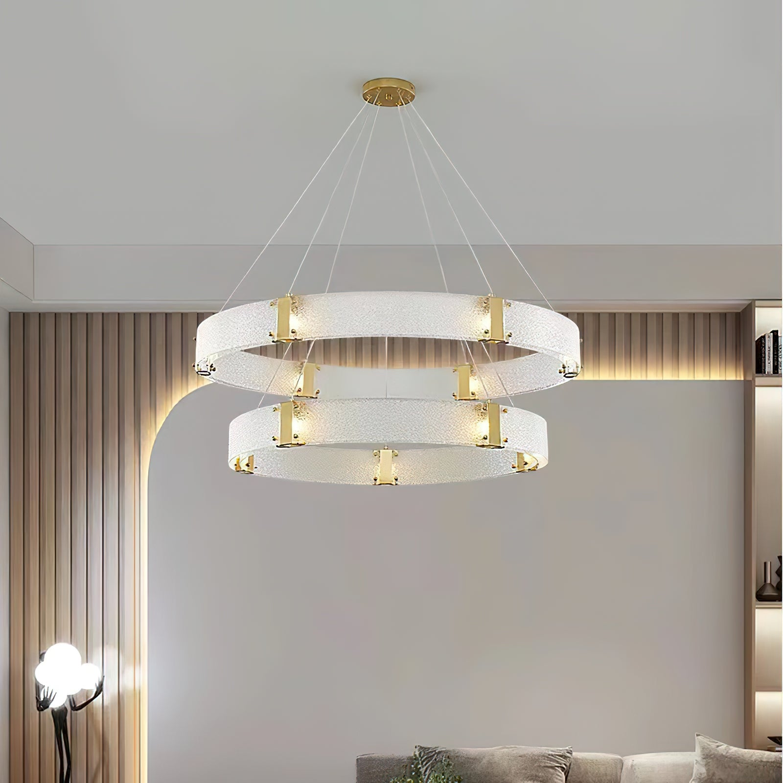 Parallel Ring Chandelier