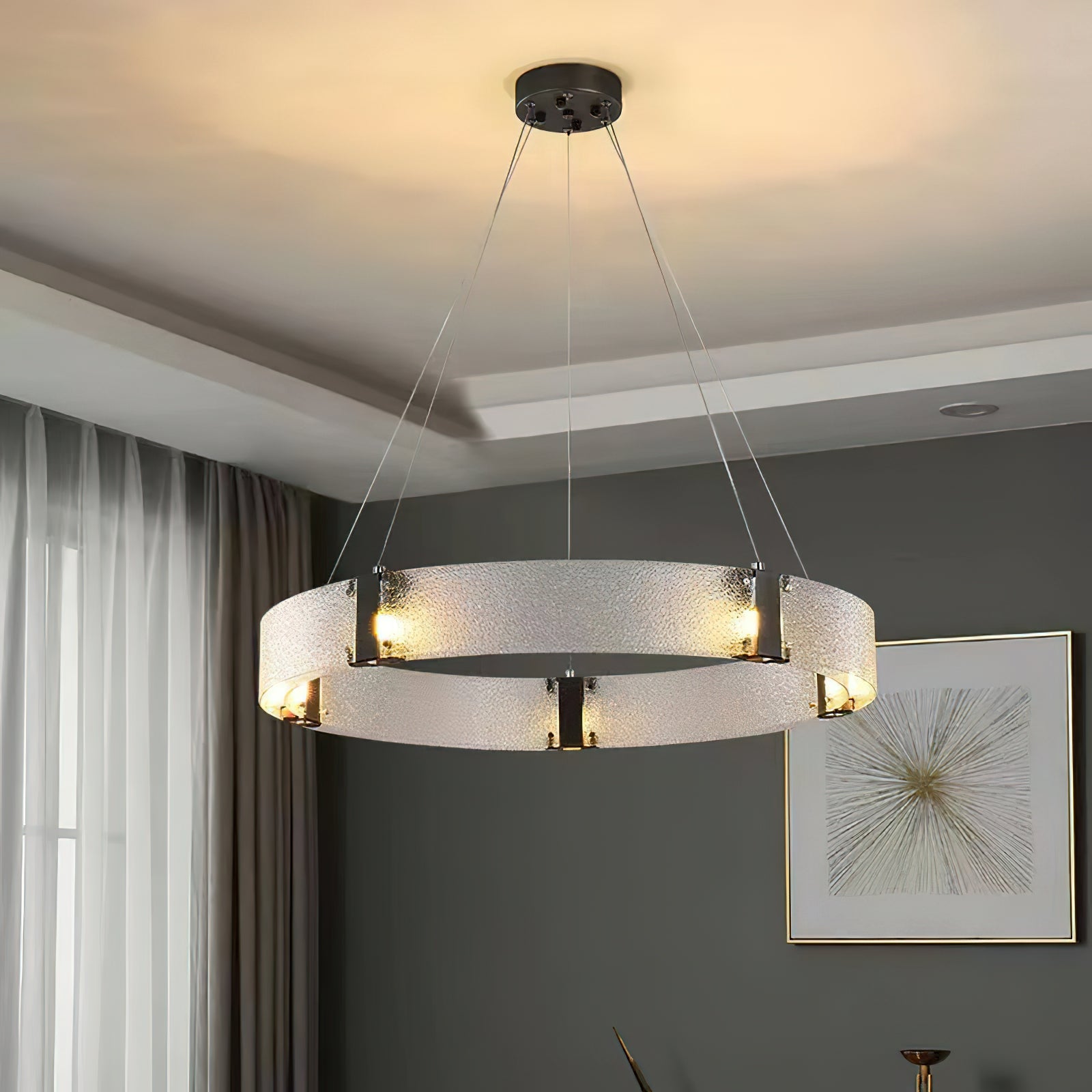 Parallel Ring Chandelier