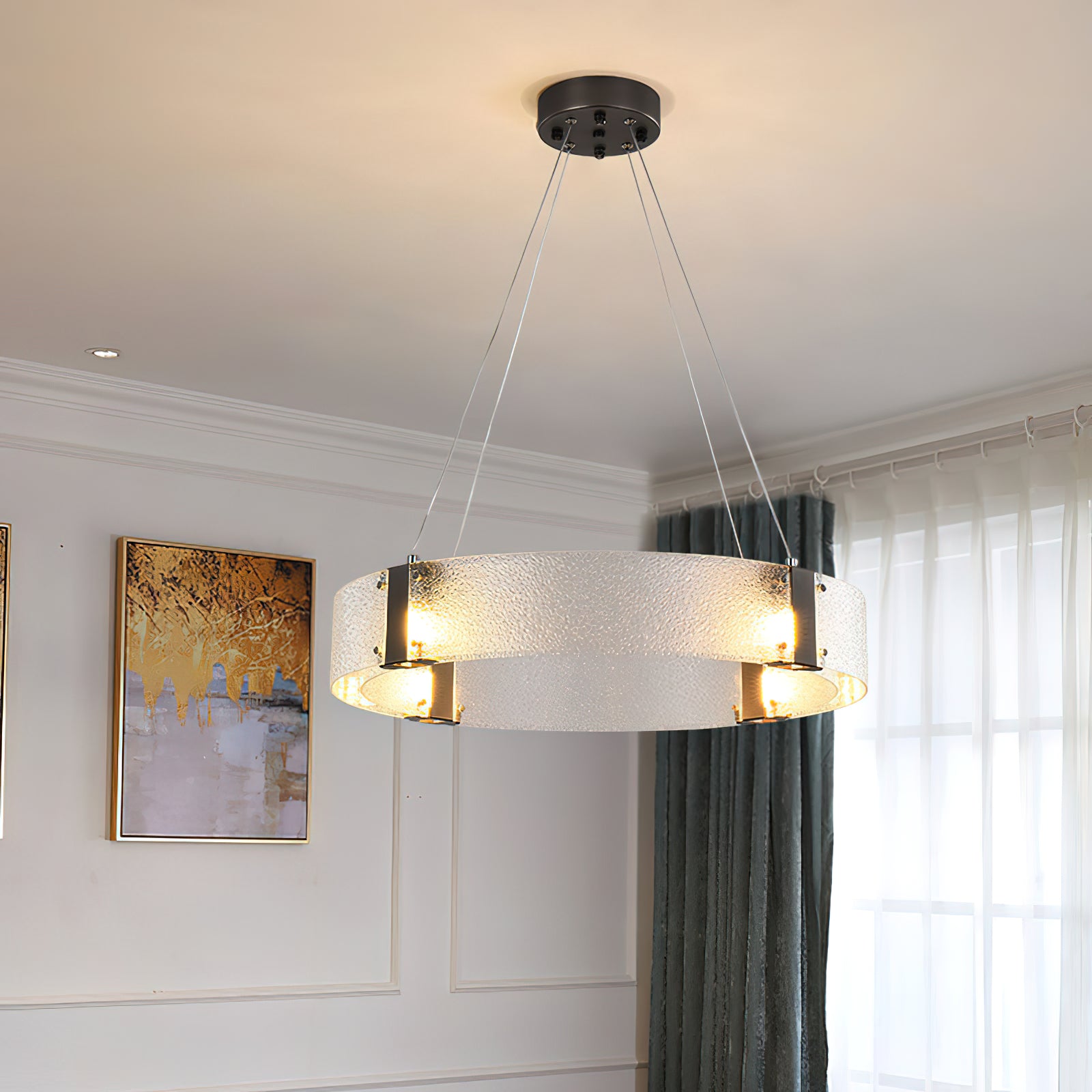 Parallel Ring Chandelier