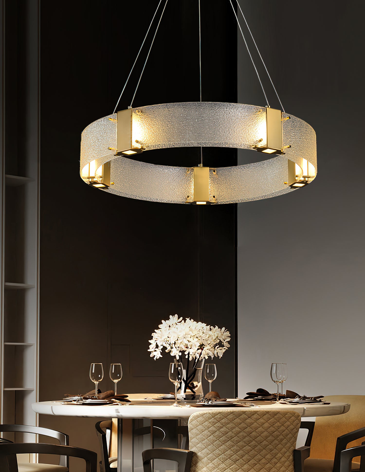 Parallel Ring Chandelier