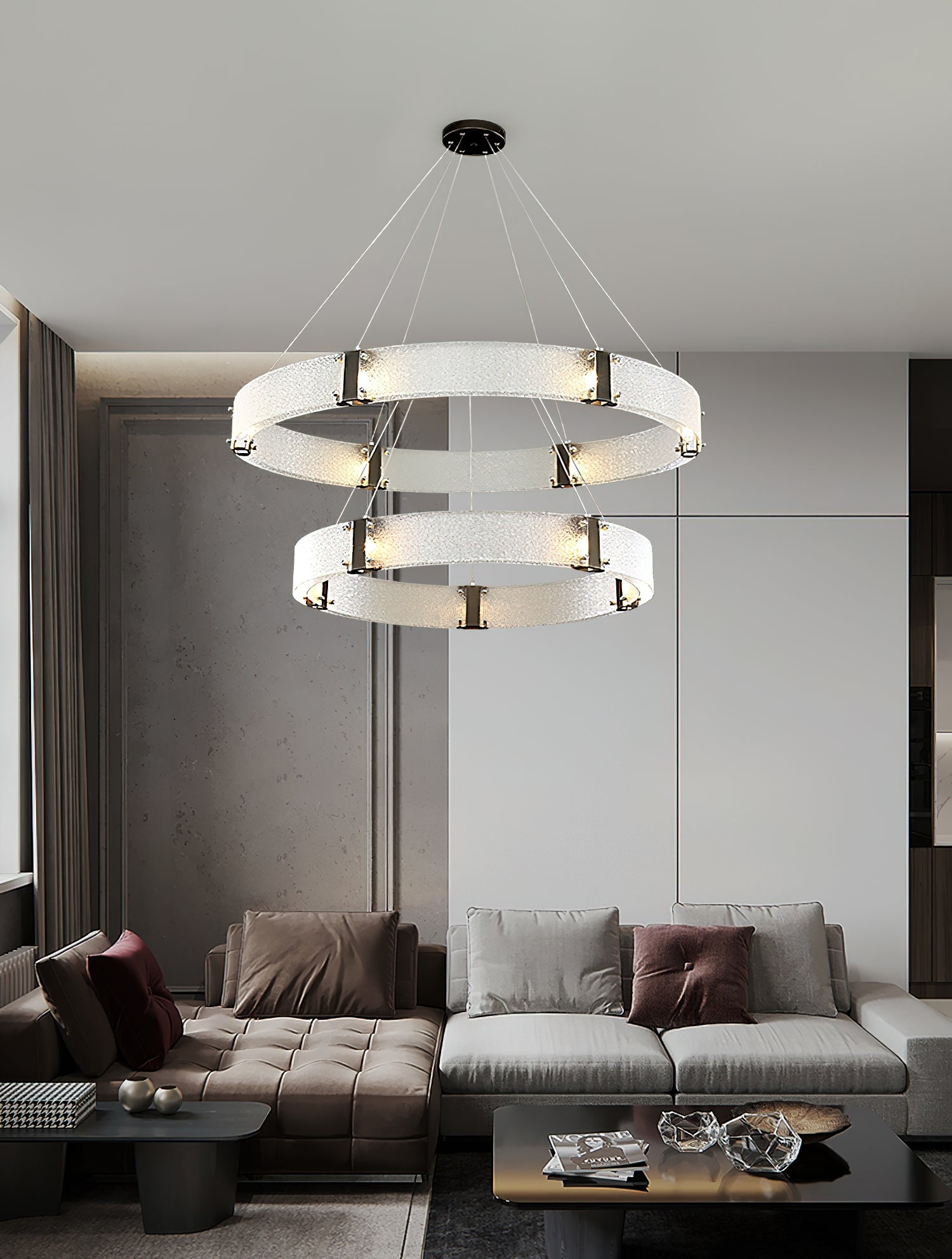 Parallel Ring Chandelier