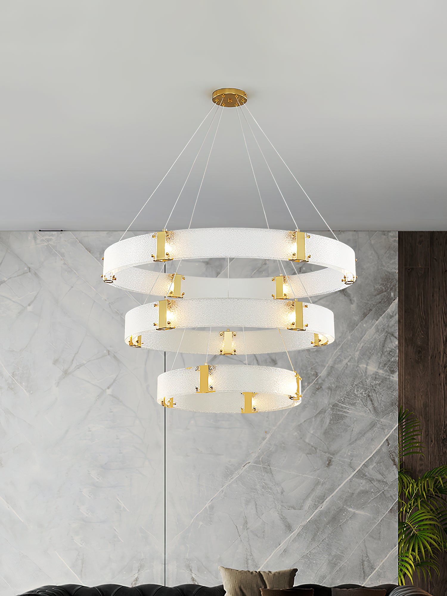 Parallel Ring Chandelier