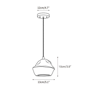Patchvara Pendant Lamp – detail 3 — Dimension drawings 1