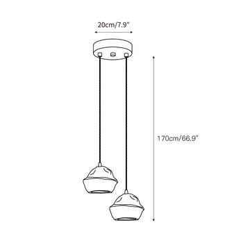 Patchvara Pendant Lamp – detail 4 — Dimension drawings 2