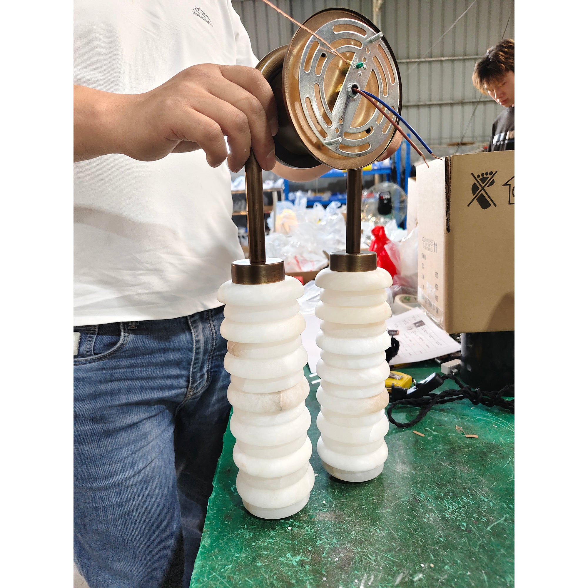 Payson Alabaster Wall Lamp