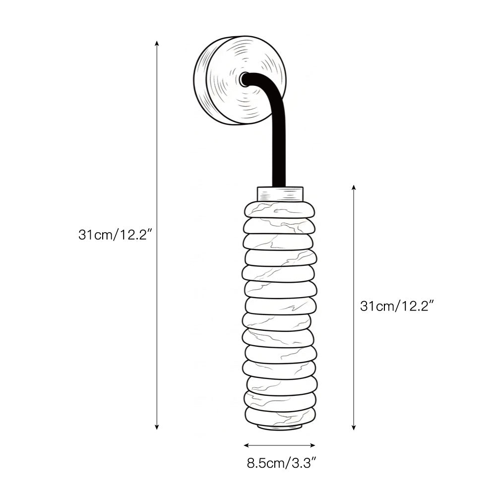 Payson Alabaster Wall Sconce