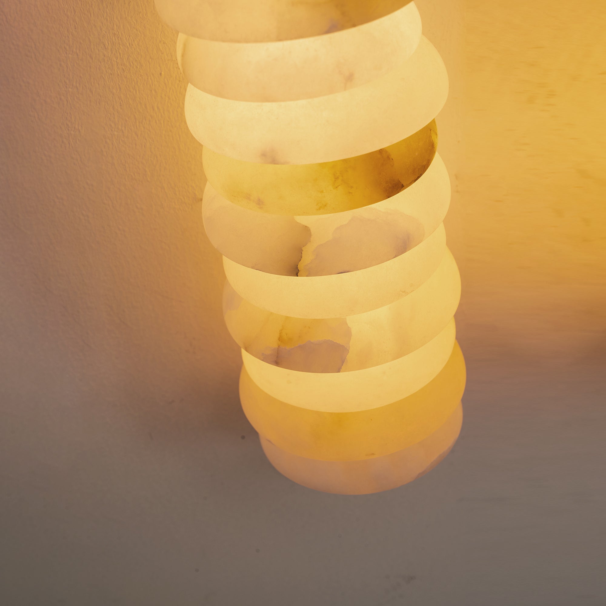 Payson Double Alabaster Wall Lamp