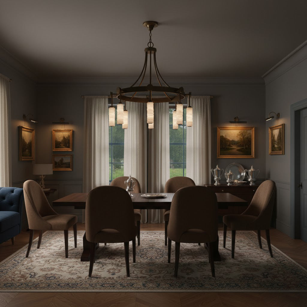 Payson Alabaster Chandelier