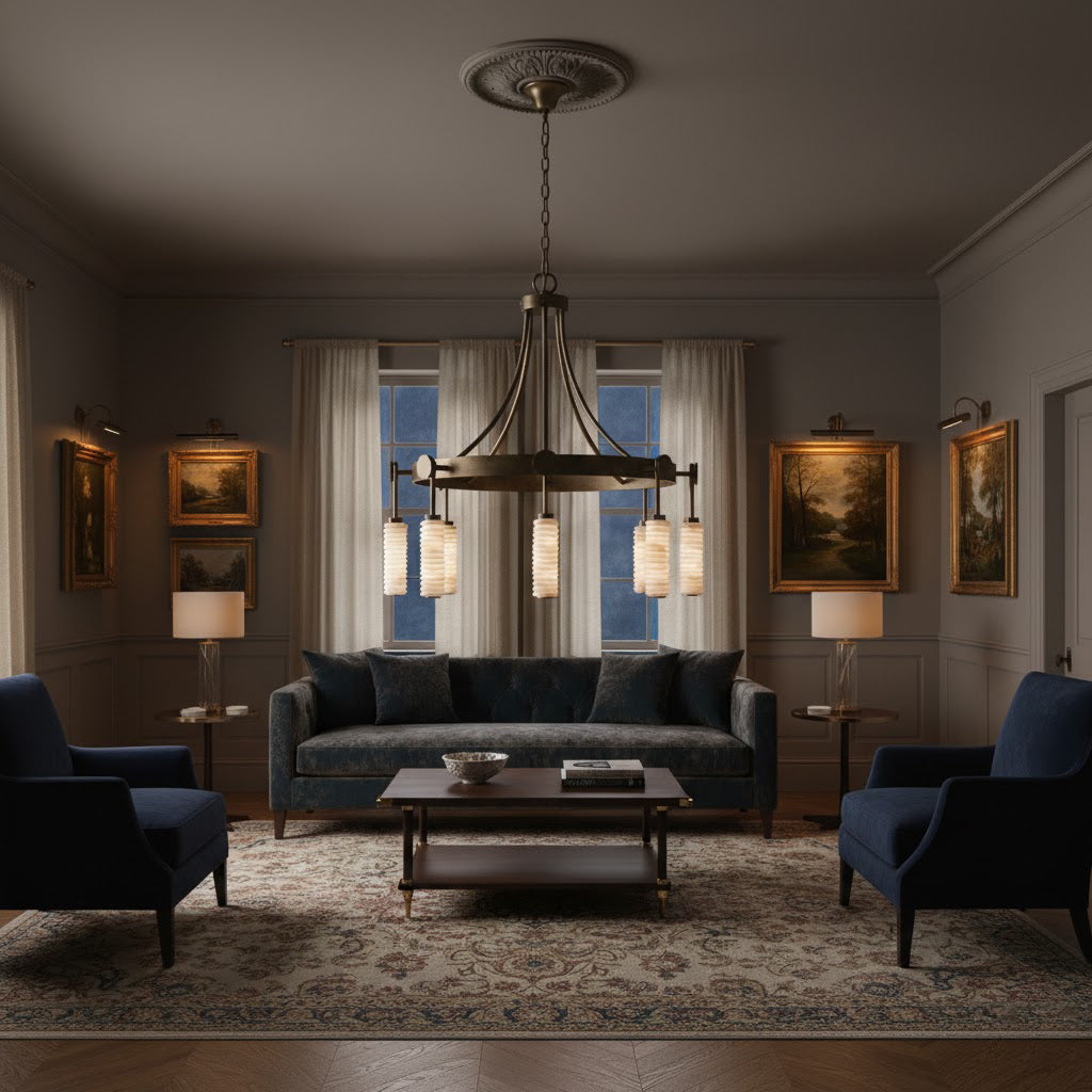 Payson Alabaster Chandelier