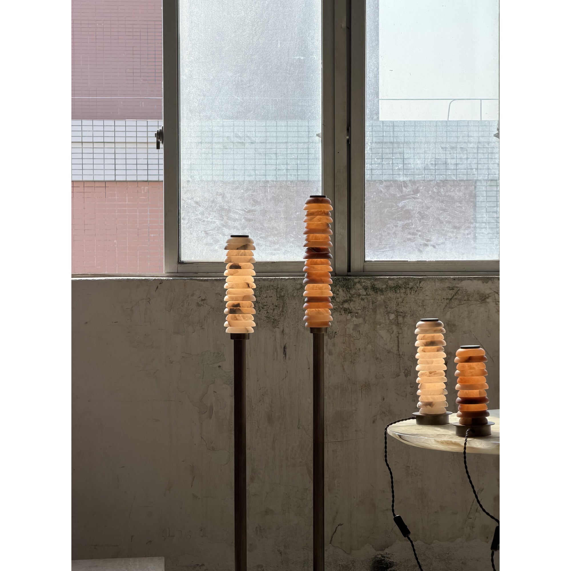 Payson Alabaster Floor Lamp