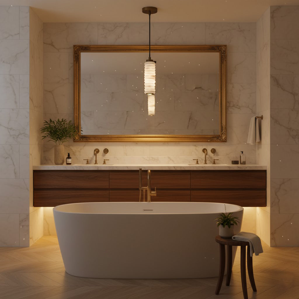 Payson Alabaster Pendant Lamp