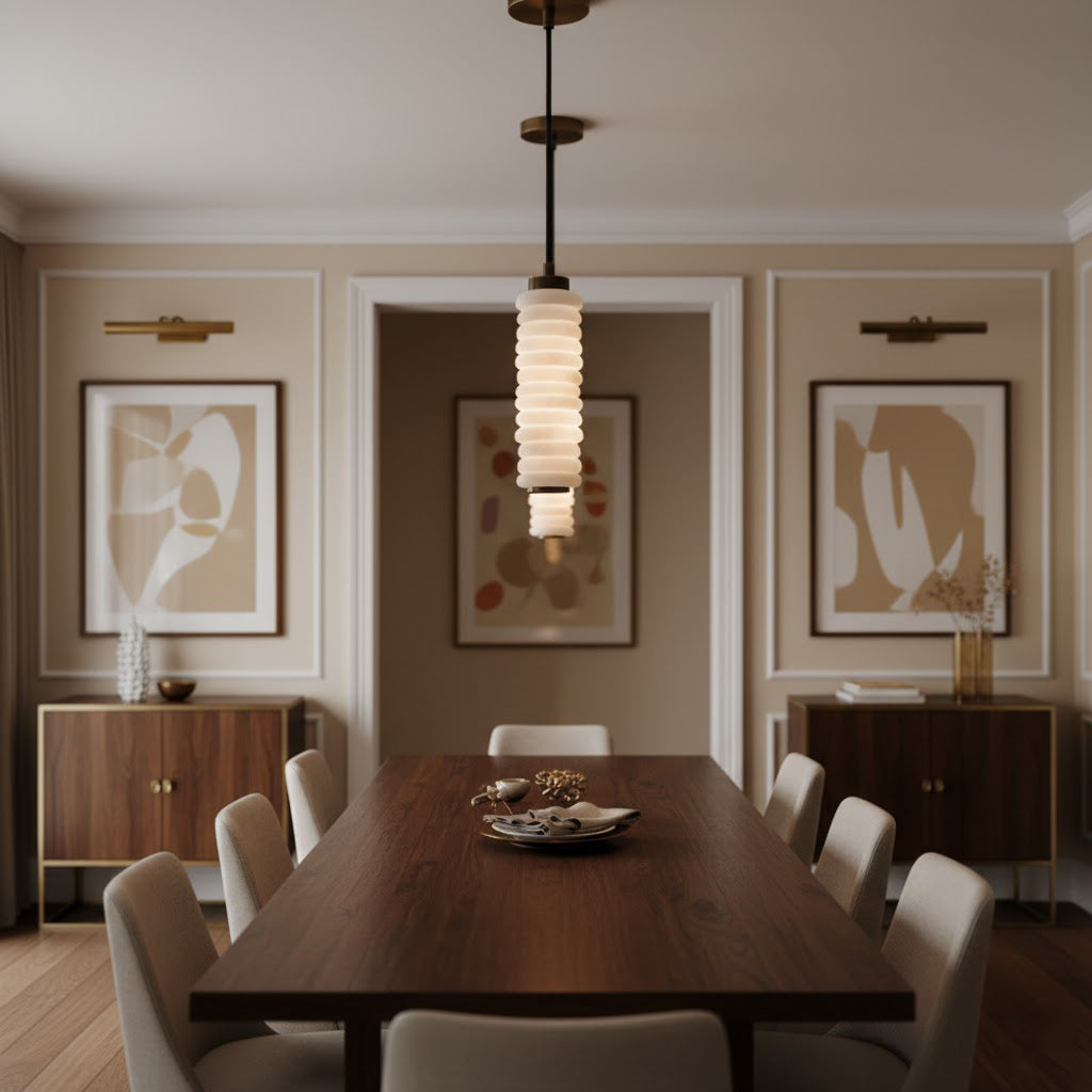 Payson Alabaster Pendant Lamp