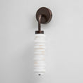 Load image into Gallery viewer, Payson Alabaster Wall Sconce
