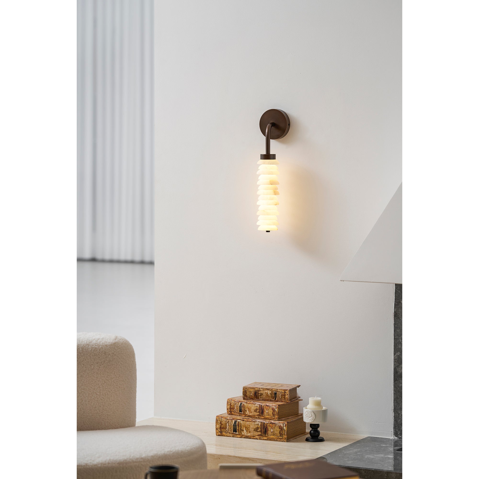 Payson Alabaster Wall Sconce