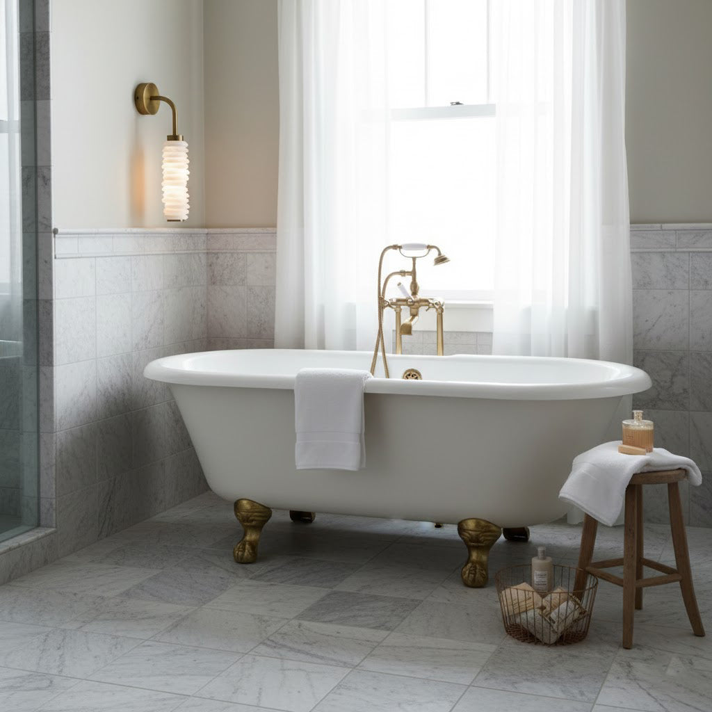 Payson Alabaster Wall Sconce