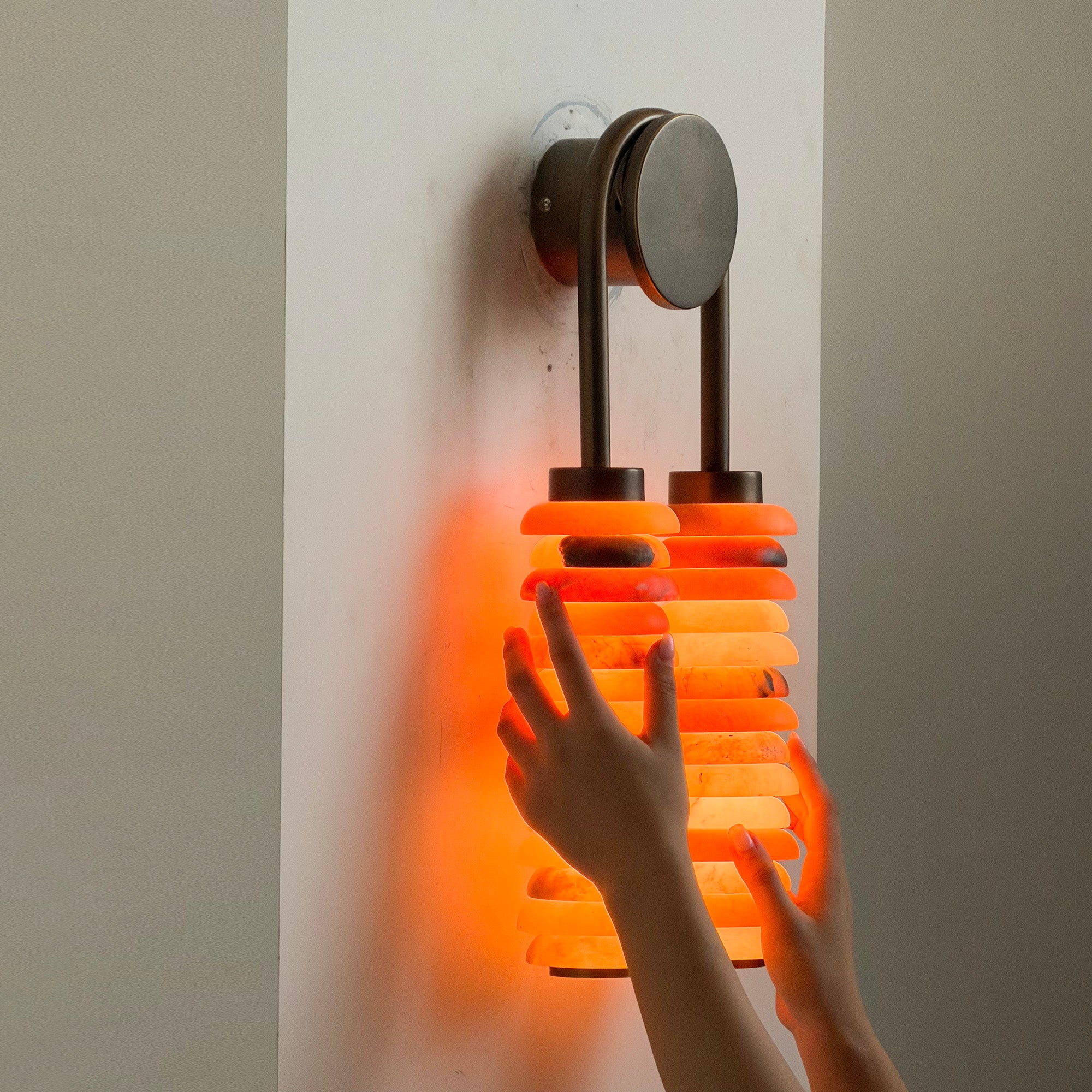 Payson Double Alabaster Wall Lamp