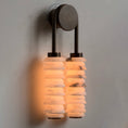 Load image into Gallery viewer, Payson Double Alabaster Wall Lamp

