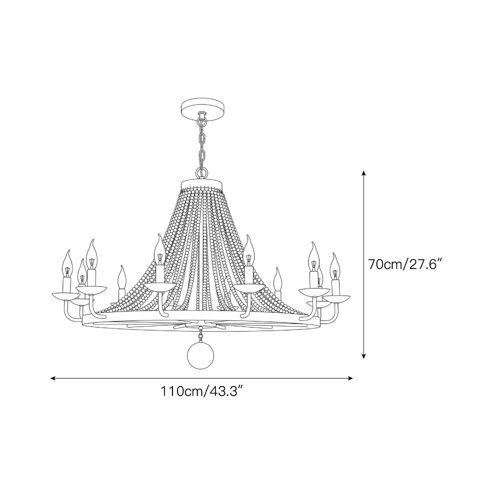 Pearl Fiona Chandelier
