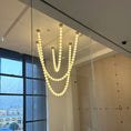 Load image into Gallery viewer, Pearl Necklace Chandelier
