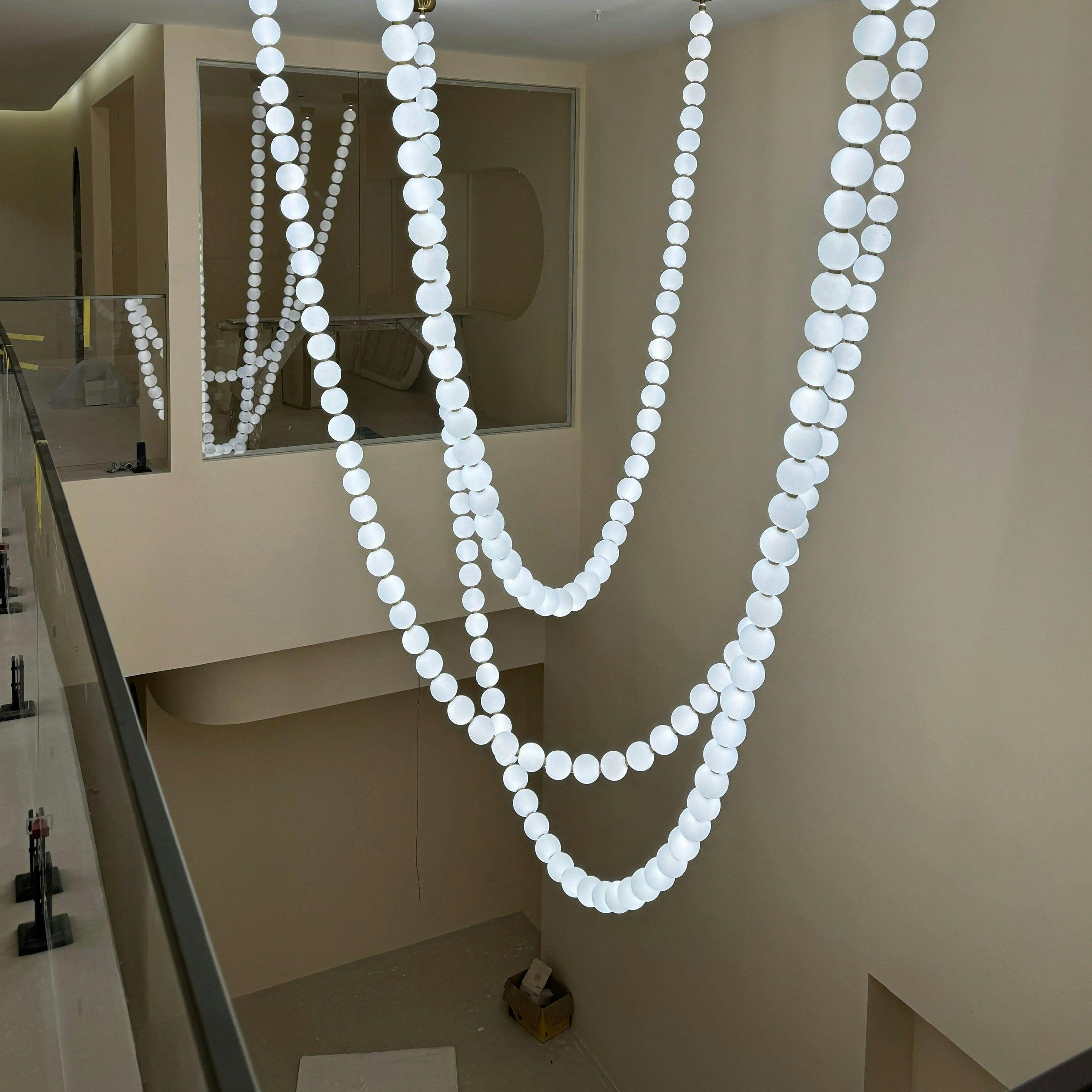 Pearl Necklace Chandelier