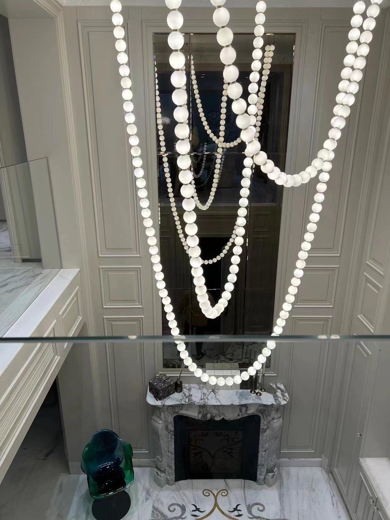 Pearl Necklace Chandelier