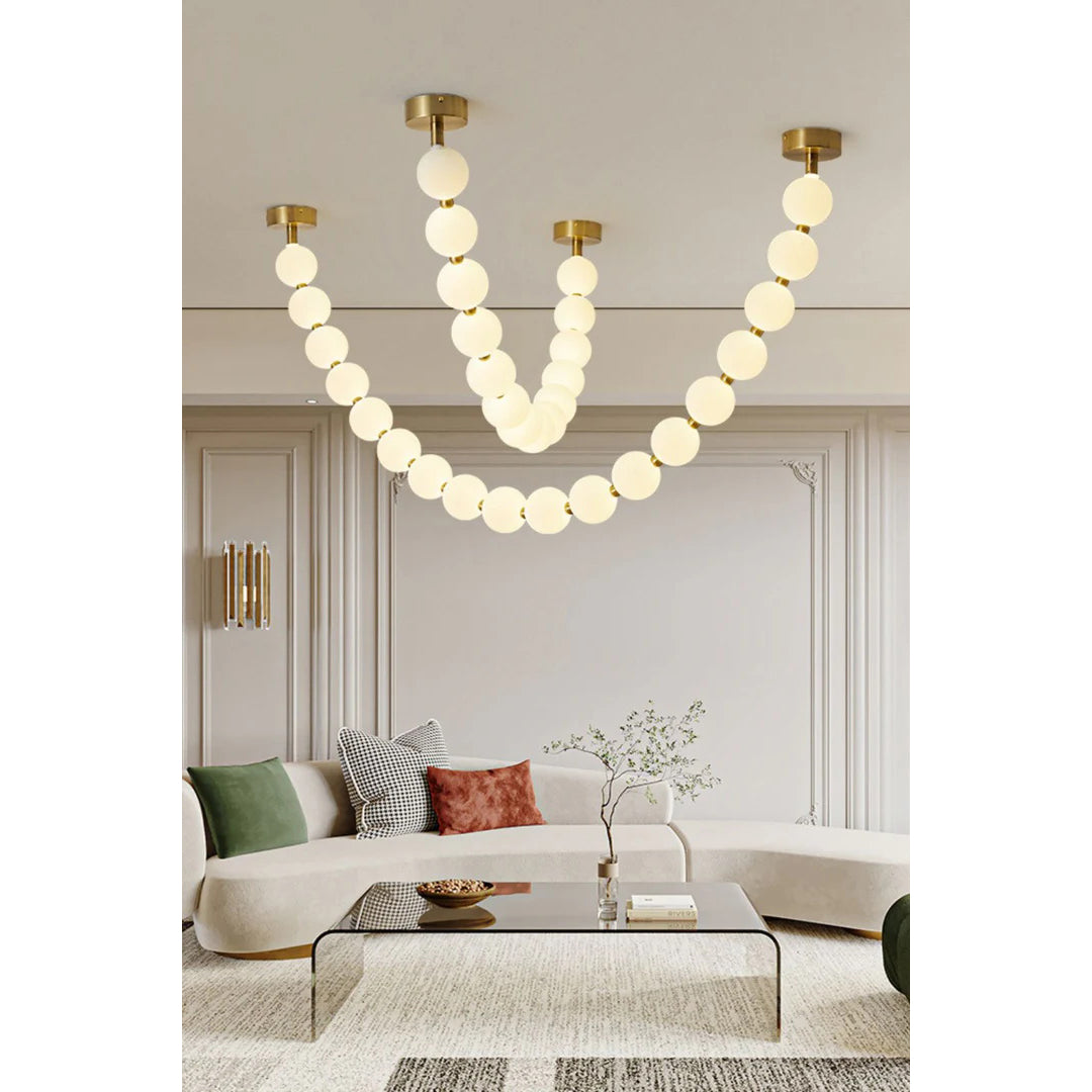 Pearl Necklace Chandelier