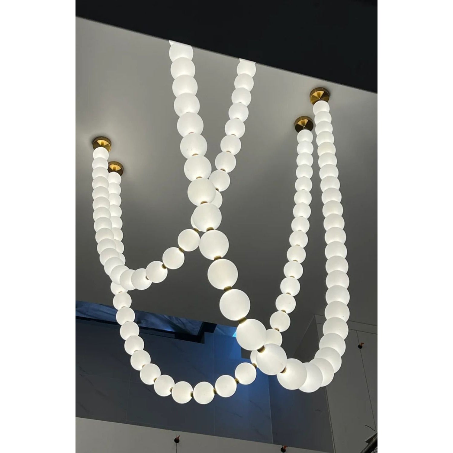 Pearl Necklace Chandelier