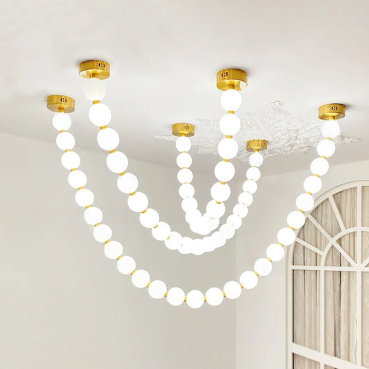 Pearl Necklace Chandelier