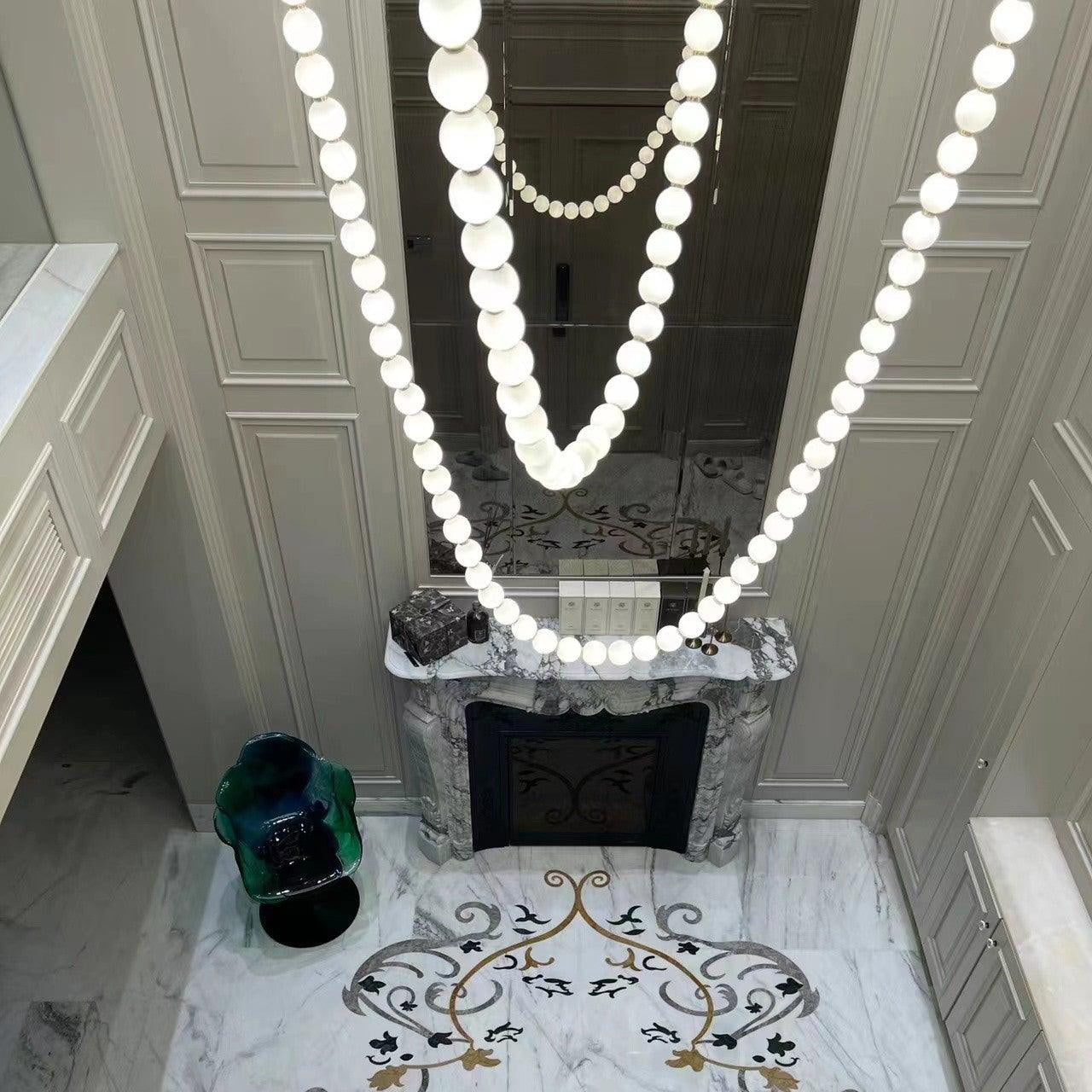 Pearl Necklace Chandelier