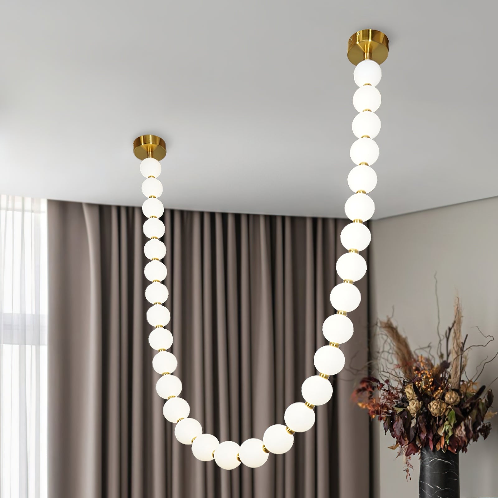 Pearl Necklace Chandelier