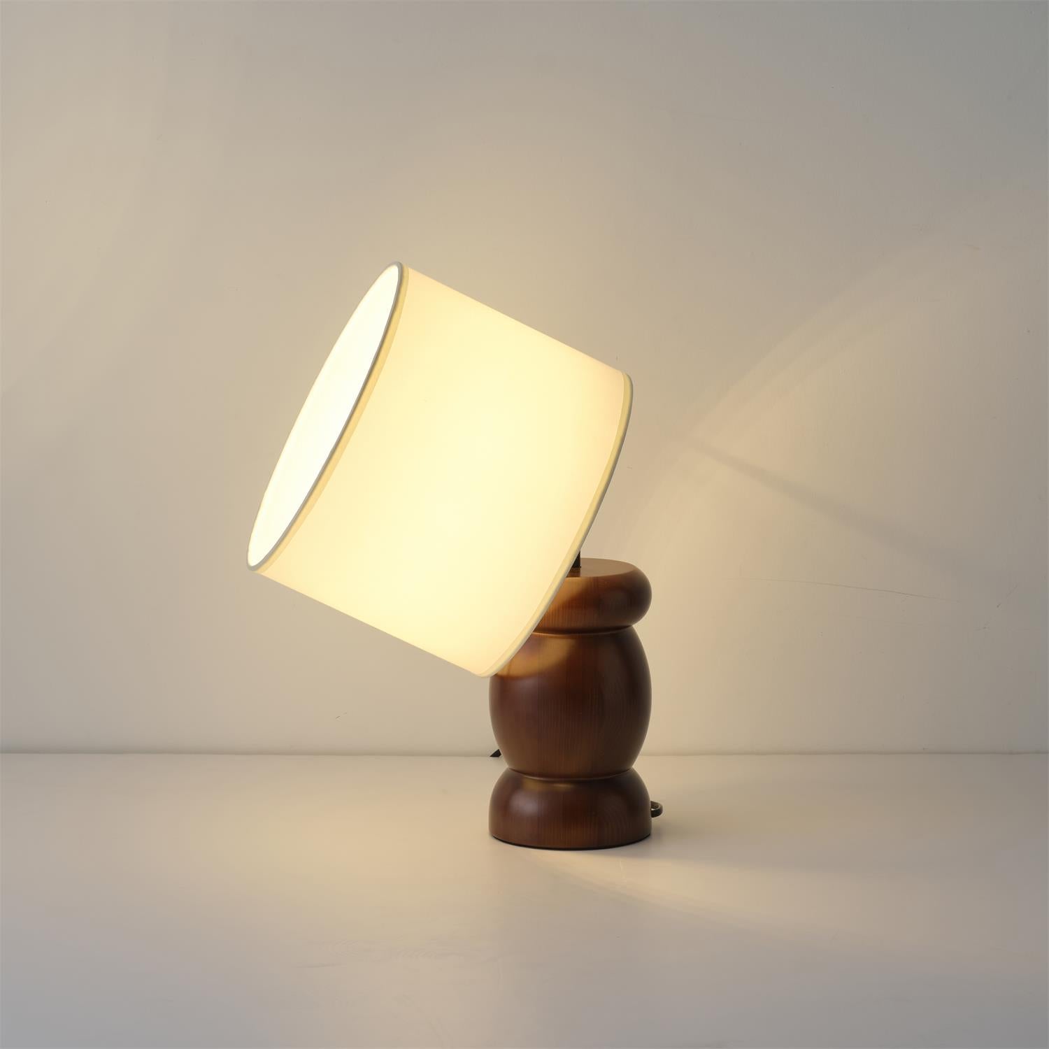 Pebble Wood Table Lamp