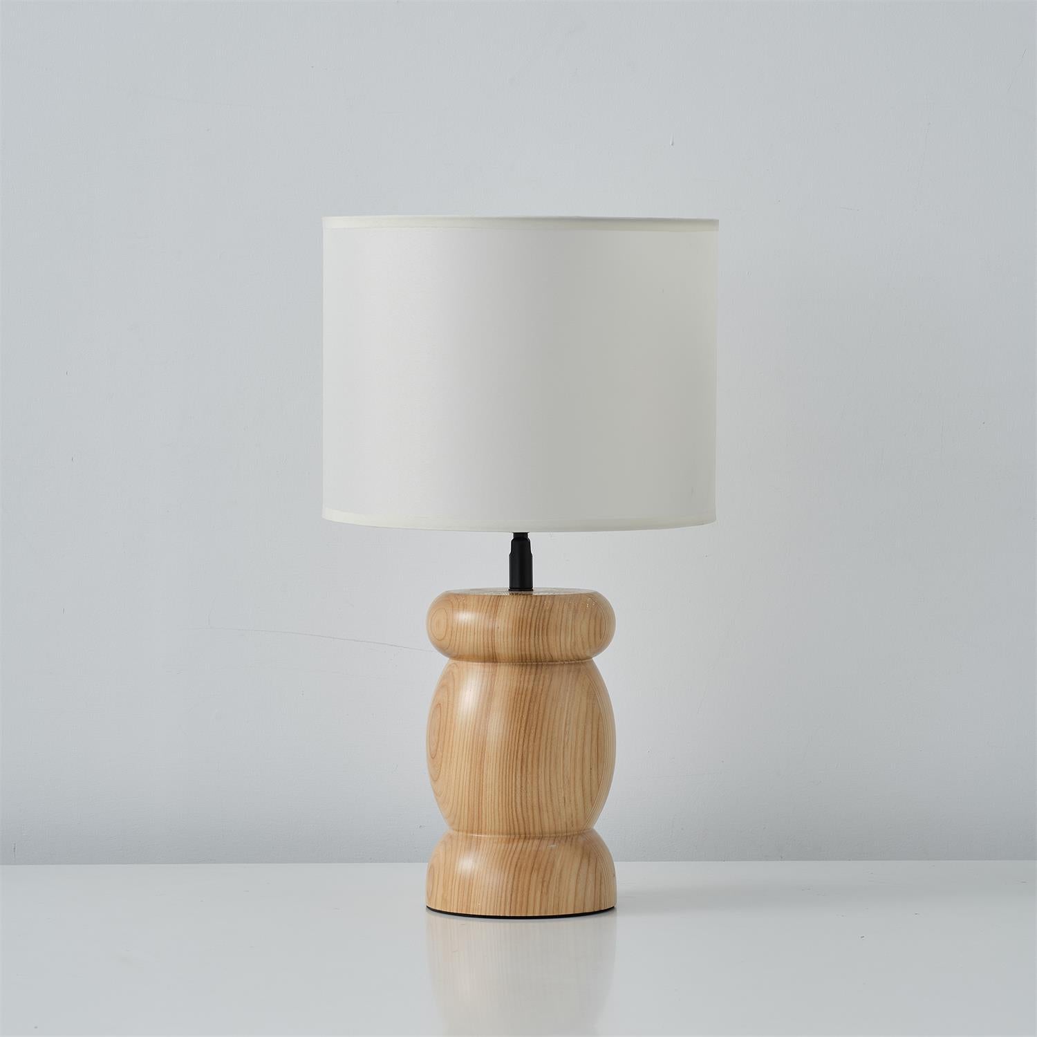 Pebble Wood Table Lamp