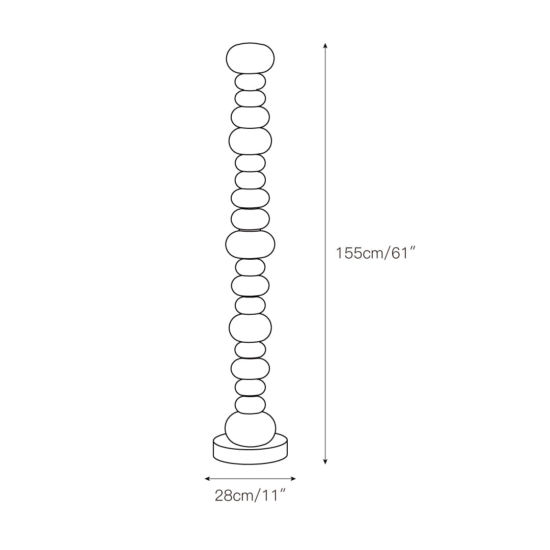 Pebbles Candy Floor Lamp